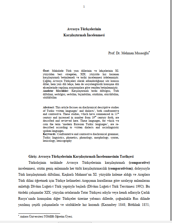   Ankara Üniversitesi TÖMER Öğretim Üyesi.