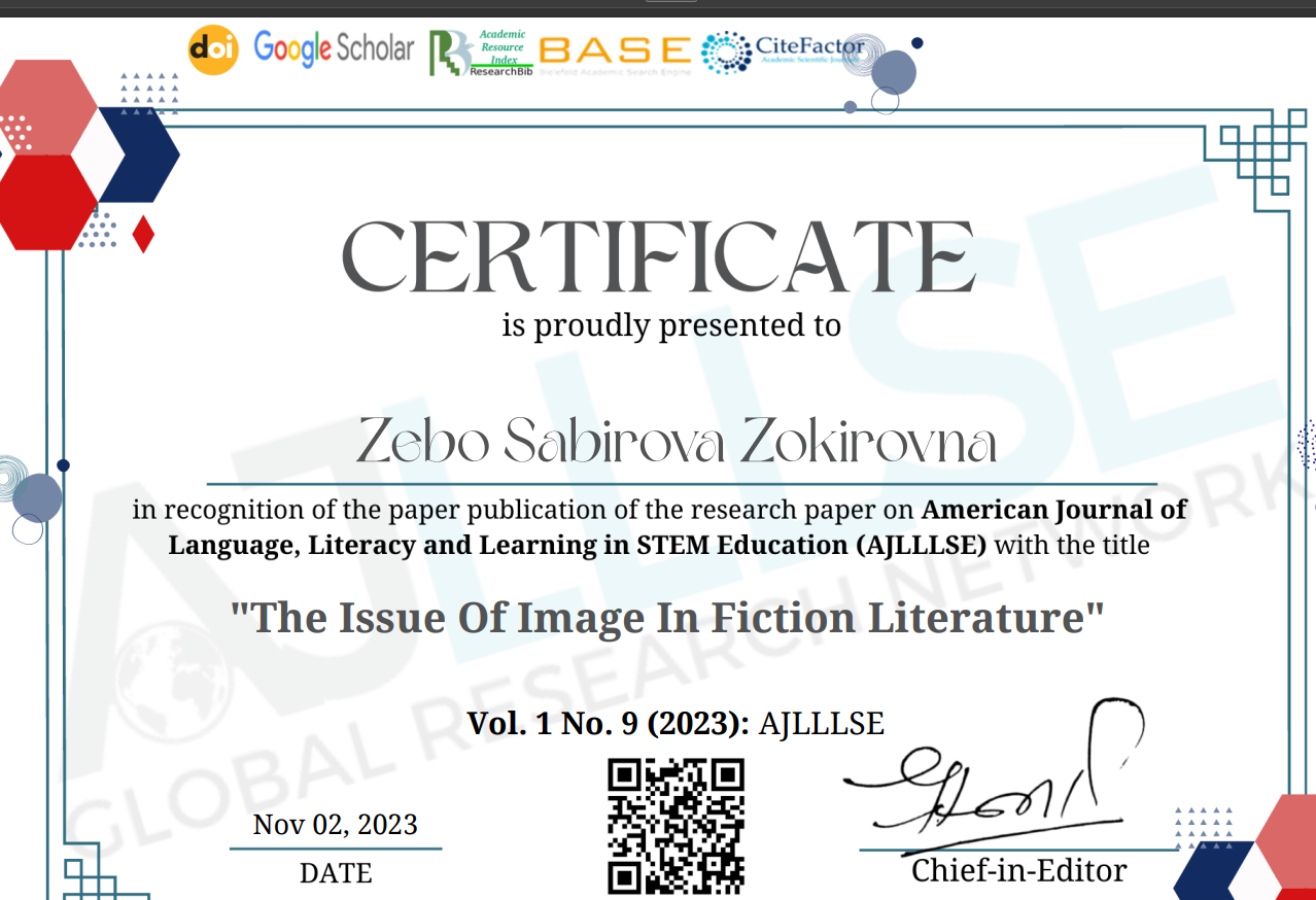 The Issue Of Image In Fiction Literature